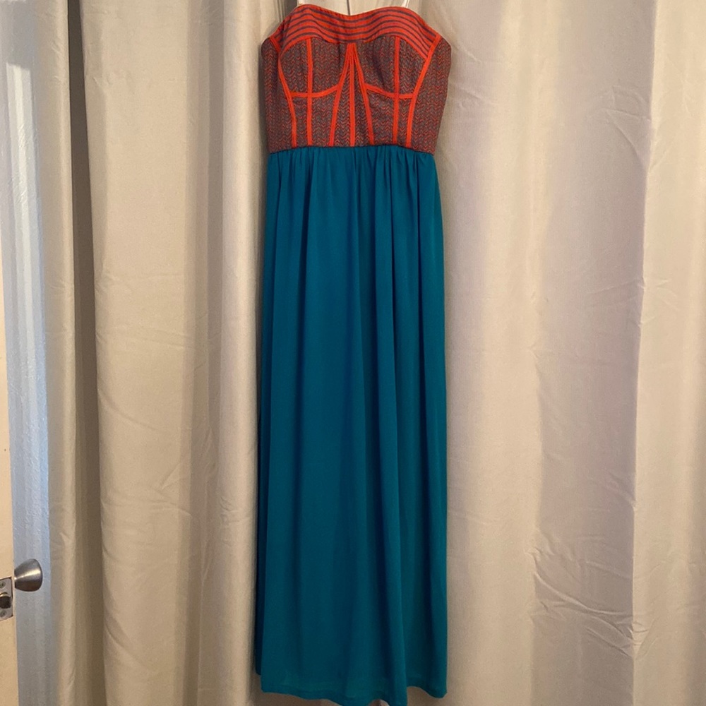 GB Strapless Maxi Dress in Small